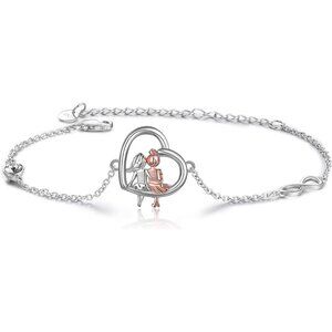 Two Sisters Anklet Sisters Bracelet Sterling Silver 2 Sister Anklets
